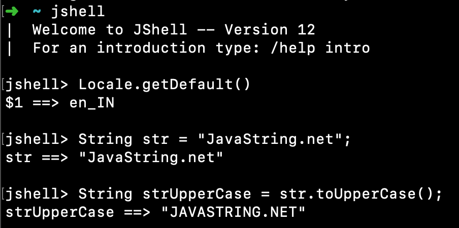 Java String ToUpperCase Example