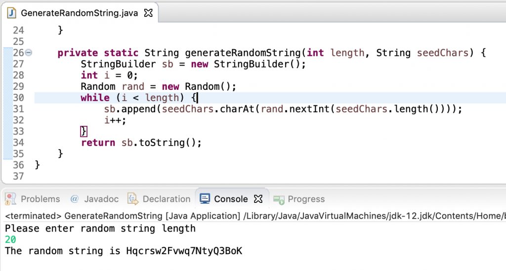 Generate Random String In Java
