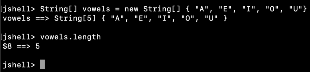 Java String Array Length