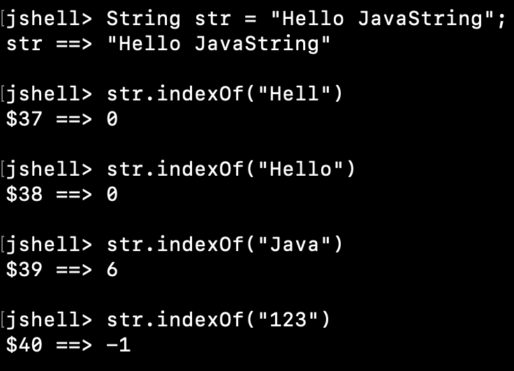 Java String IndexOf Substring Examples