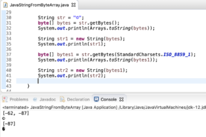 How to Convert Java String to Byte Array, Byte to String