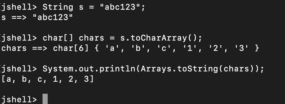 Java String To Char Array Example