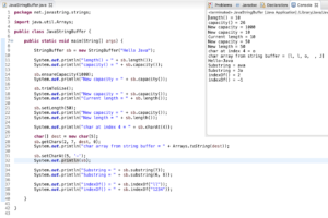 Java StringBuffer Class